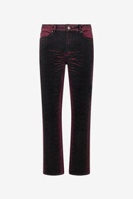 RC Red And Black Textured Jeans RED/BLACK SOJ20D-DN021