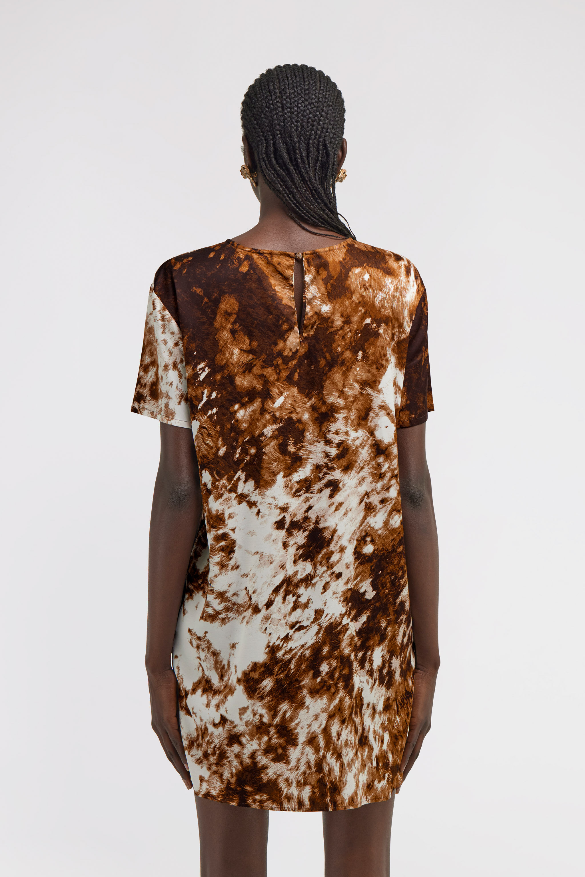 RC Appaloosa print Dress Brown TKT101-FQN08