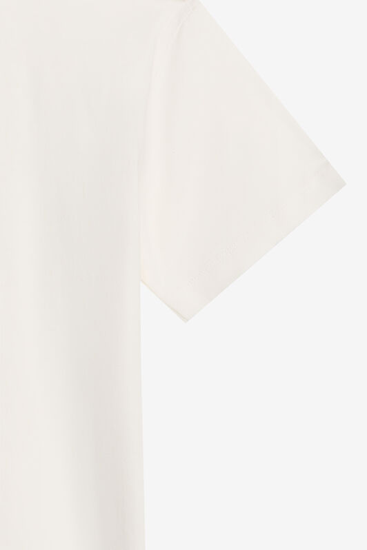 JU Weißes Baumwoll-T-Shirt mit Logo OFF_WHITE WJT62B-JD005