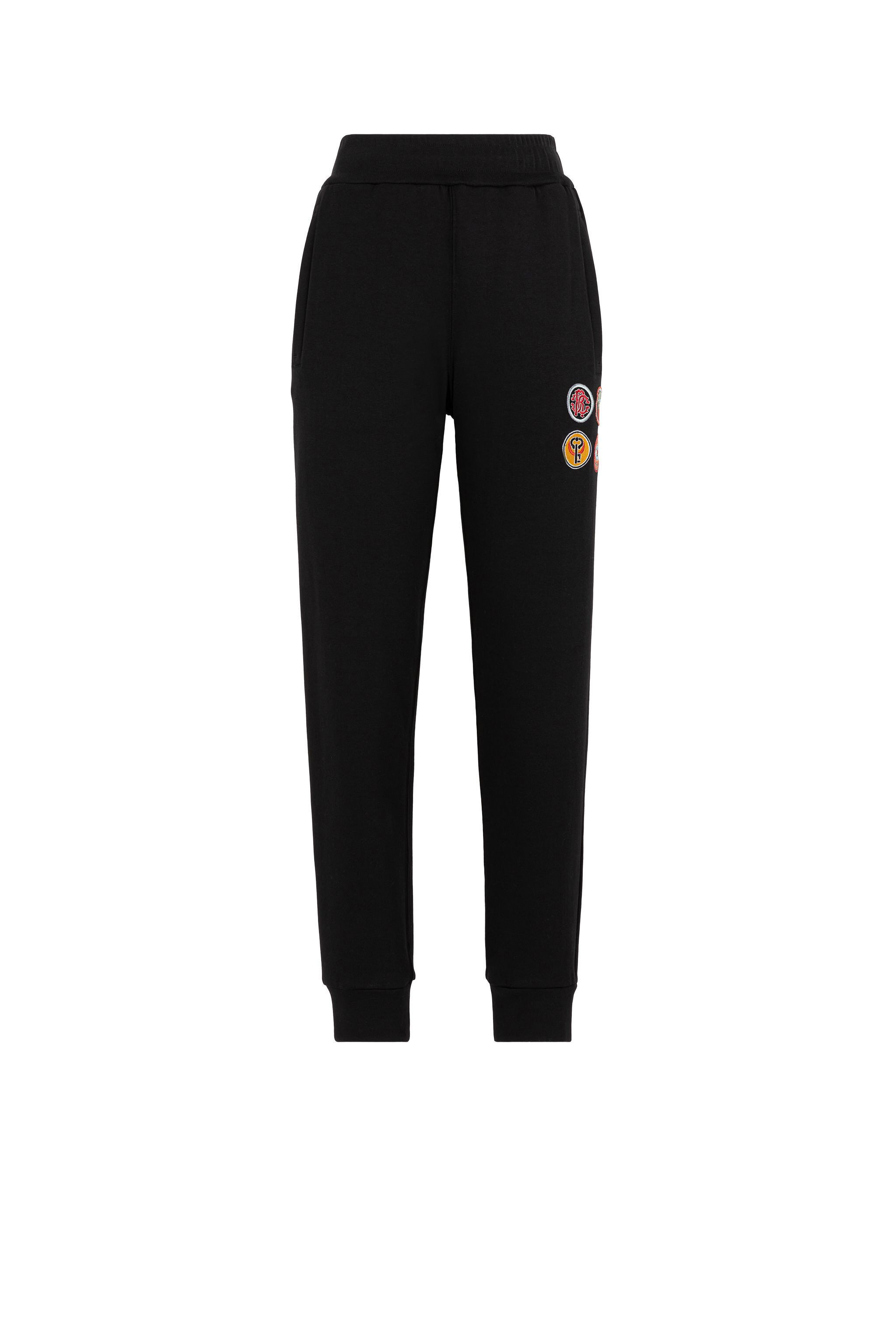 RC Lucky Symbols-Appliqué Sweatpants Black IQR251-CF036