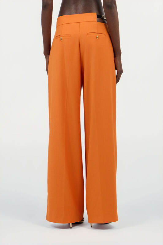 JC Orange Wide-Leg Trousers With Cut-Out ARANCIO UFT091-UF130
