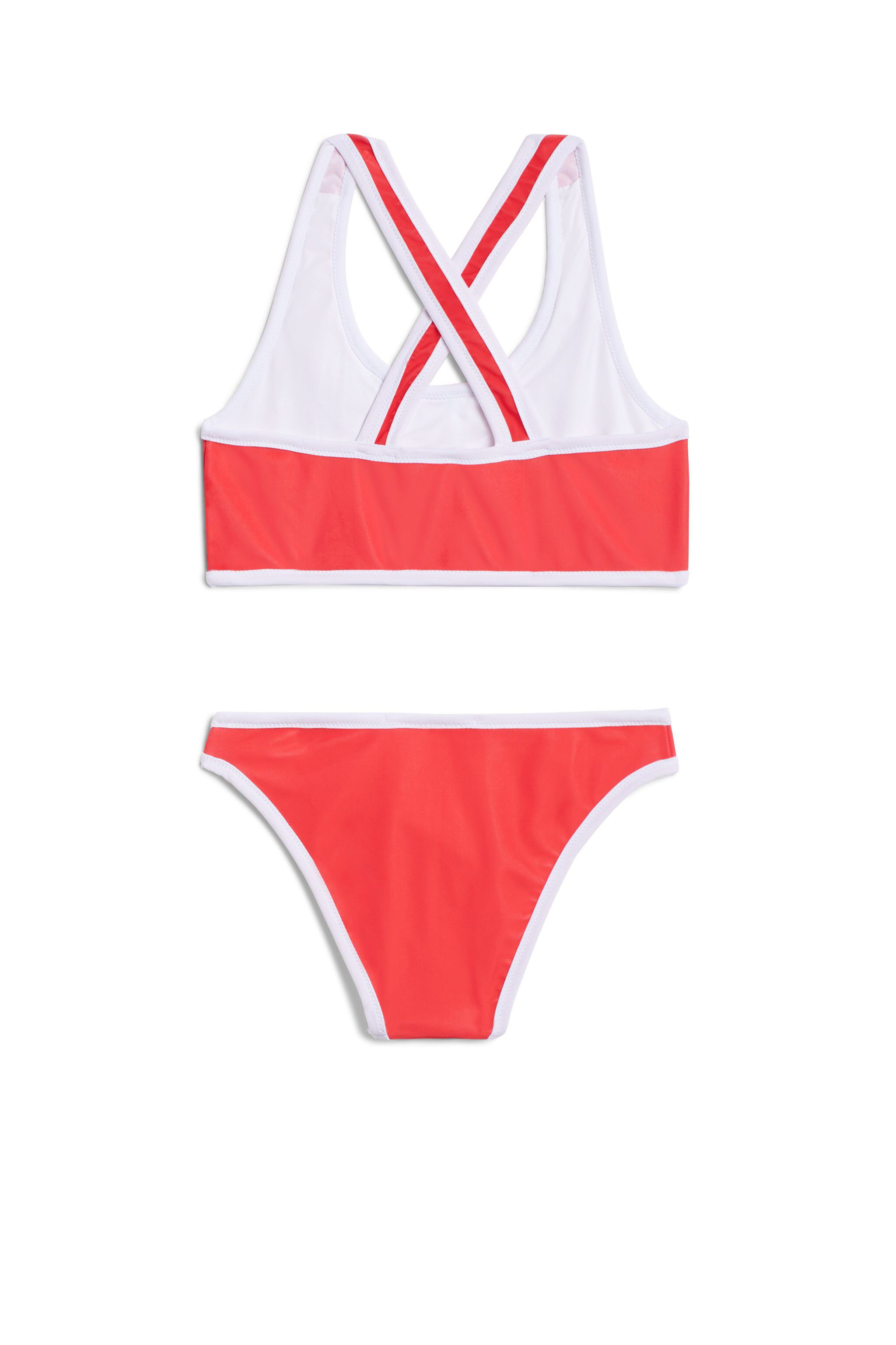 JU Logo-Print Bikini RED/WHITE IJW001-HVR08