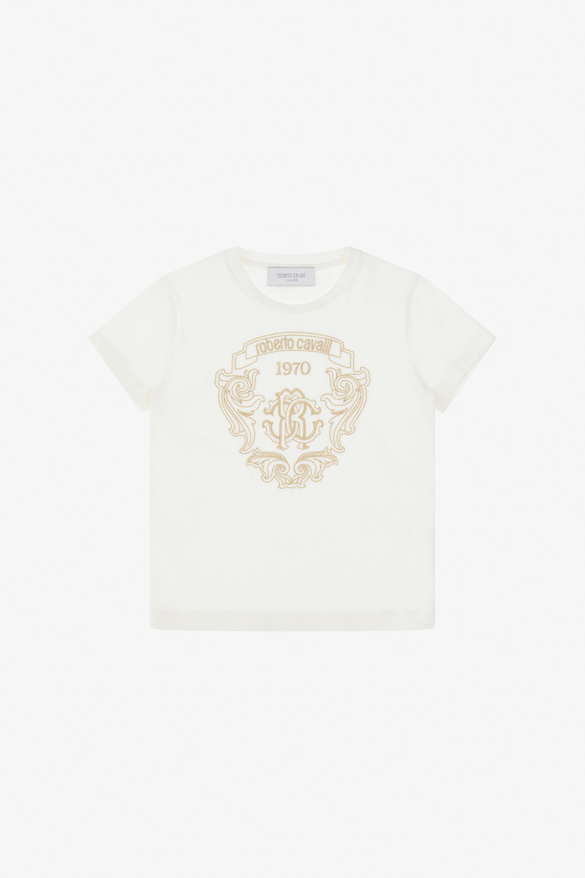 JU T-shirt with RC Logo White TJT64C-JD001