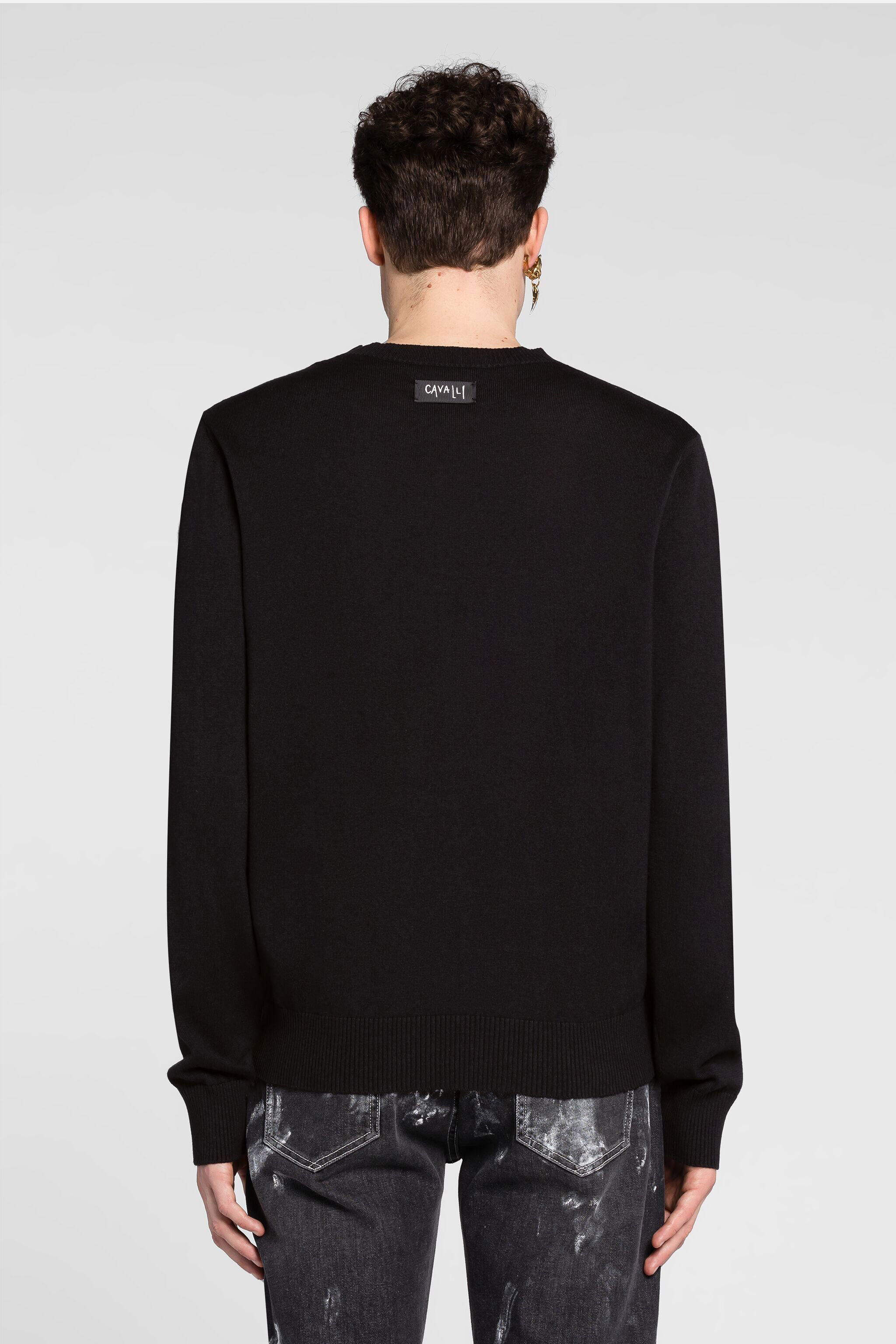 RC Logo-Appliqué Sweatshirt Black ONM610-MY004