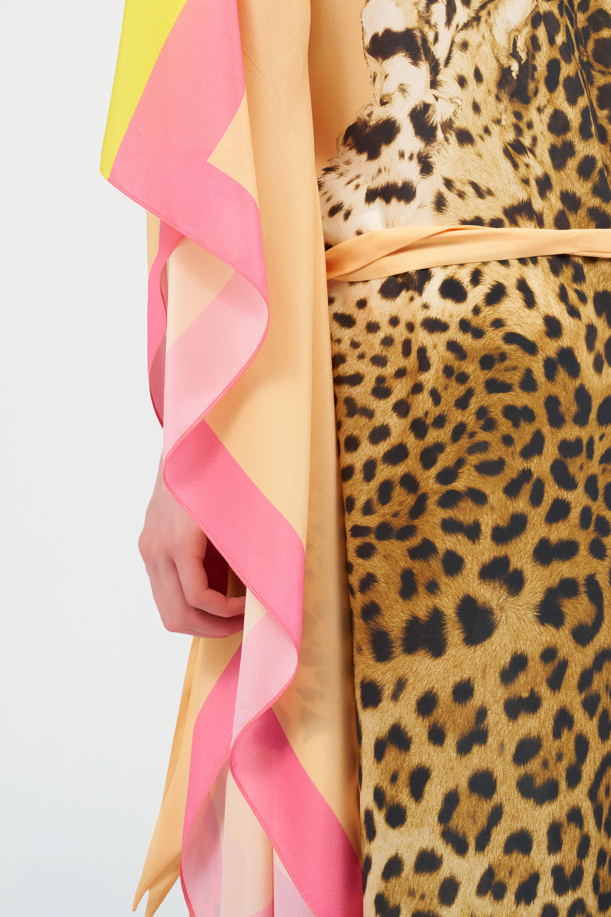 RC Silk Kaftan with Cavalli Pop Print YELLOW WQT180-SQR33