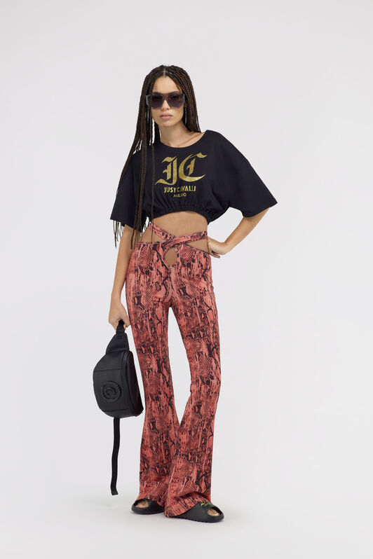 JC Just Cavalli T-shirt JC Just Cavalli T-shirt Black SFT049-SF894