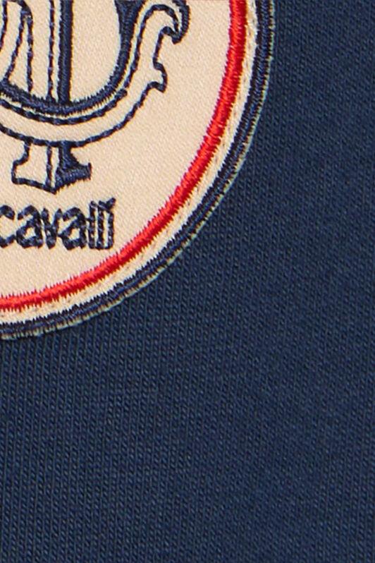 JU Felpa Blu Con Monogram RC JU Felpa Blu Con Monogram RC NAVY VJT696-CF050