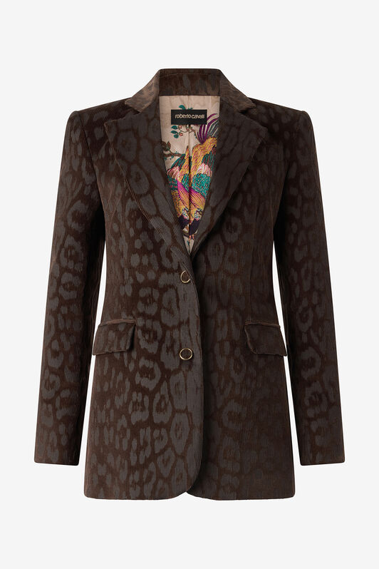 RC Corduroy Jacket in Jaguar Skin RC Corduroy Jacket in Jaguar Skin Brown VKT405-VL076