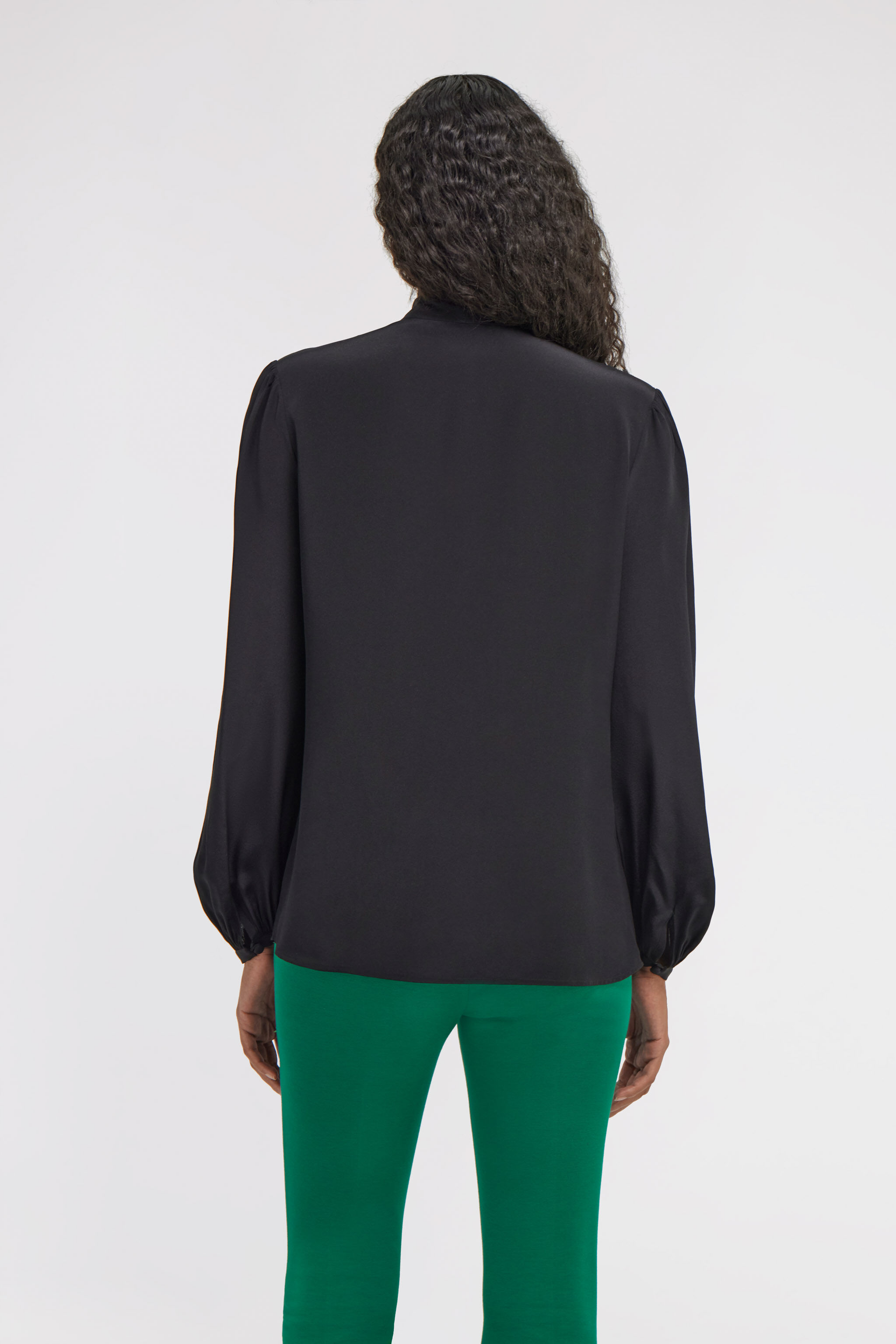 RC Bluse mit Verzierungen Schwarz TKR713-SY001