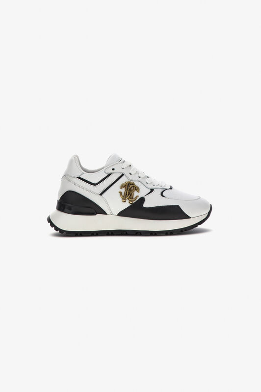 RC Sneakers with Monogram Mirror Snake RC Sneakers with Monogram Mirror Snake Black/White RKS048-PZB33