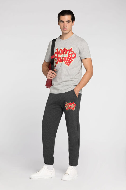 RC Logo-Print T-Shirt Gray JST60A-JD064