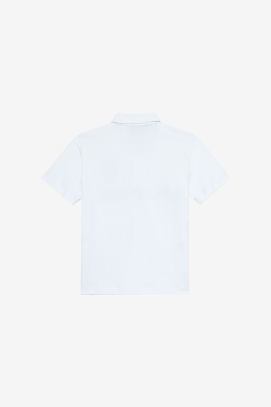 JU Polo Con Lettering E Patch Bianco UJT64C-JD001