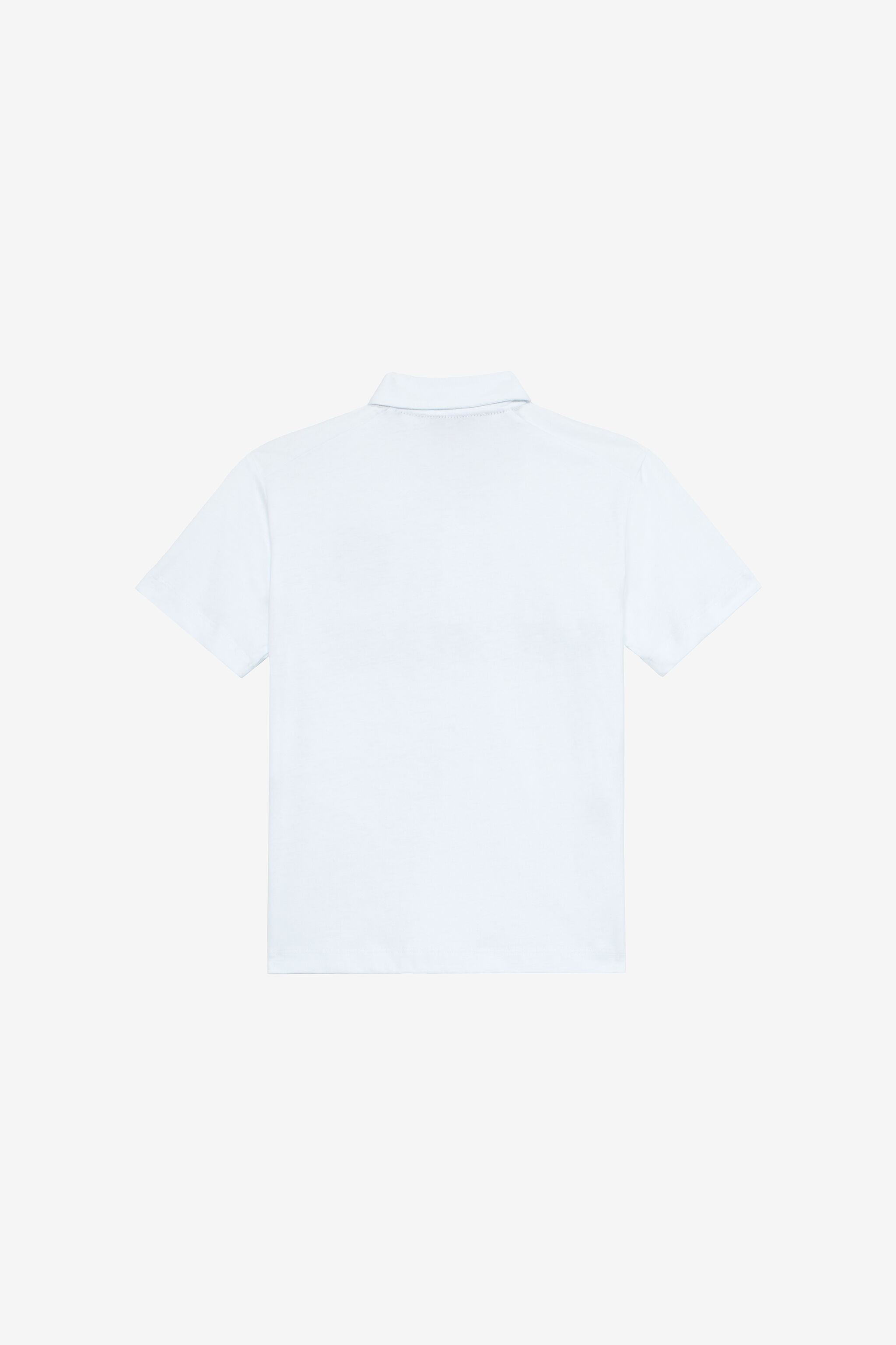 JU Polo Con Lettering E Patch Bianco UJT64C-JD001