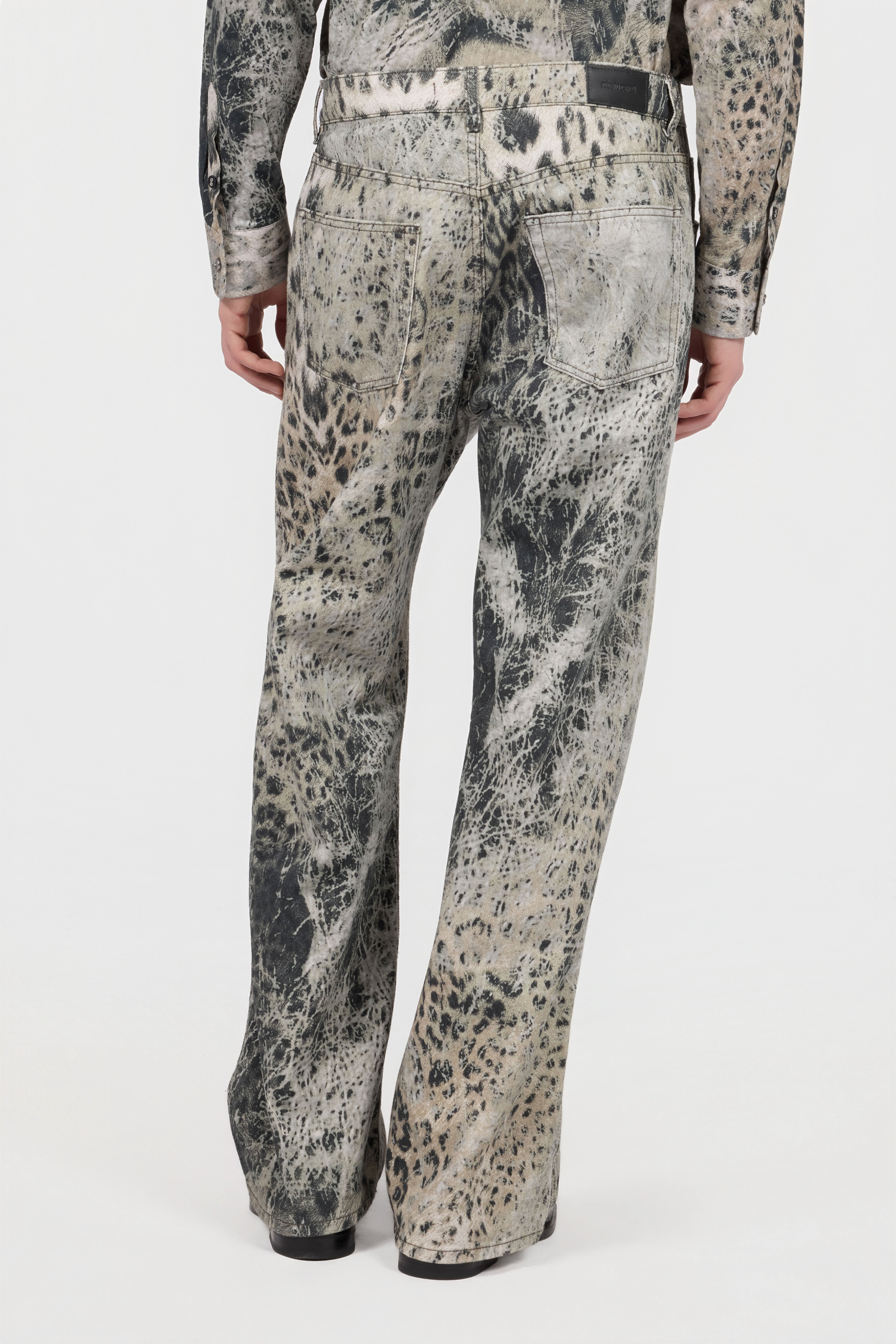 RC Jaguar Print Jeans RC Jaguar Print Jeans GREY/BLACK XNJ210-EAI31