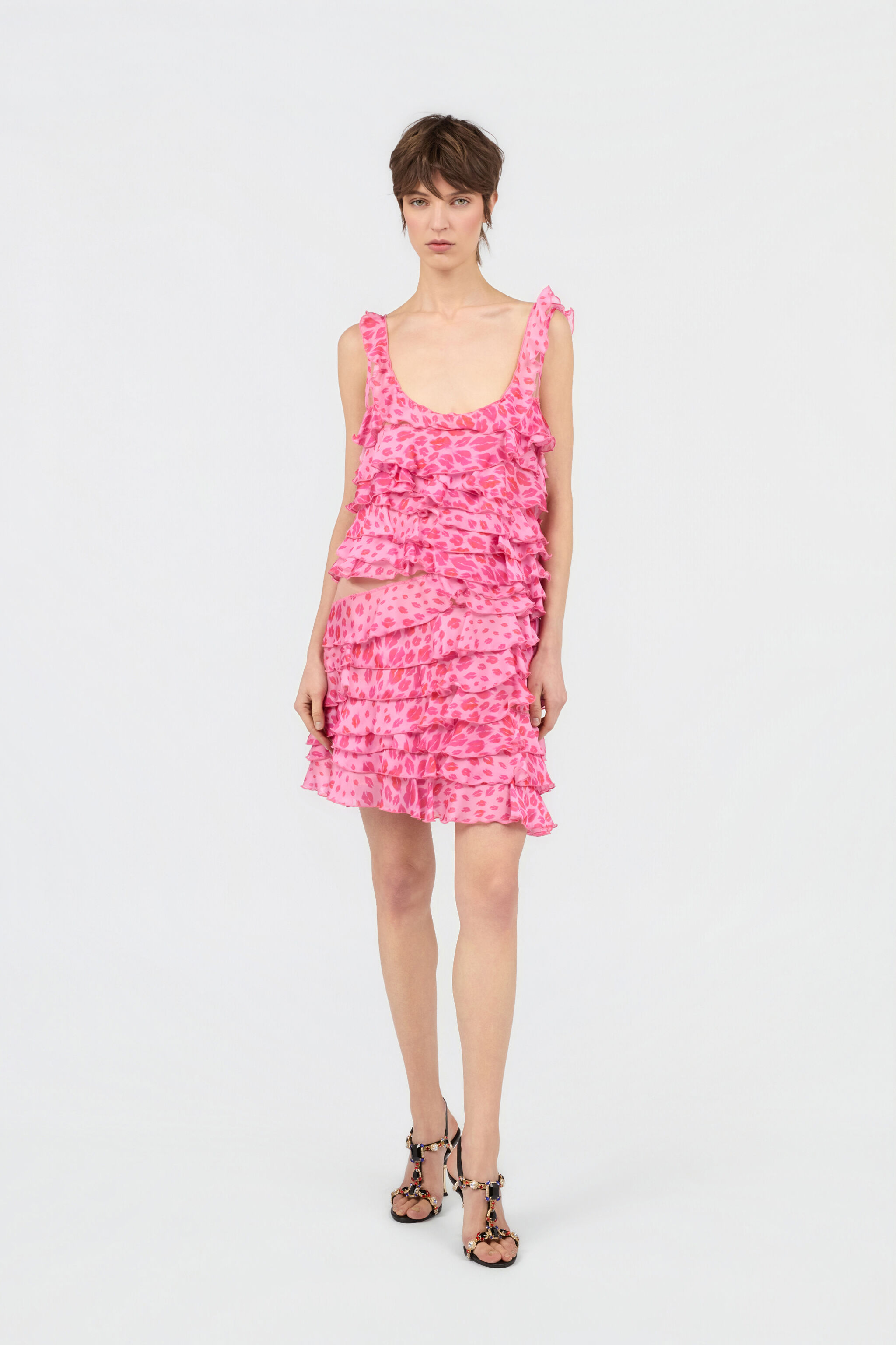 JC Mini Abito Stampa The Jaguar Kiss CARNATION WFT276-WF674