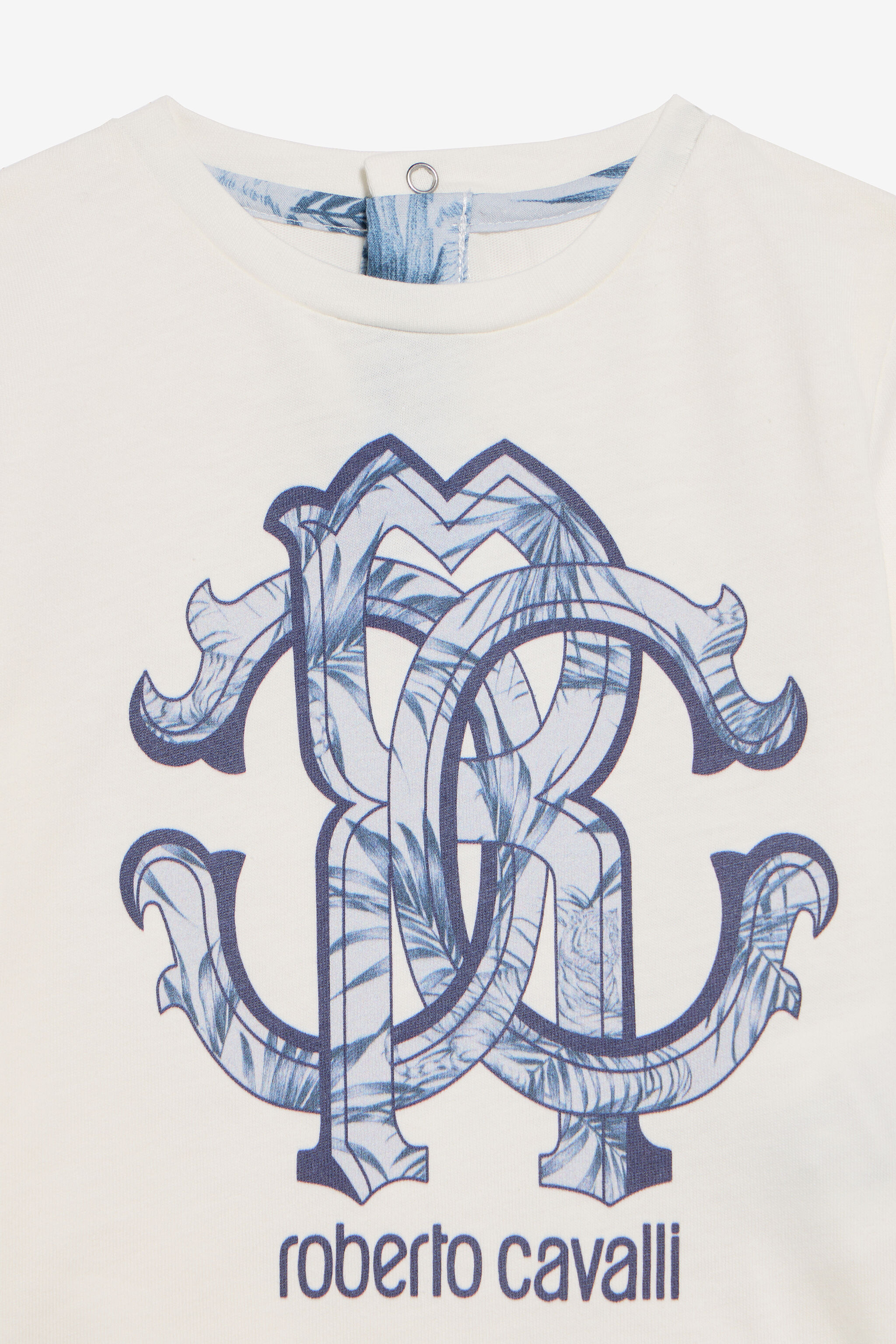 JU Kids T-Shirt With Monogram RC MILKY WHITE TJT647-JD001