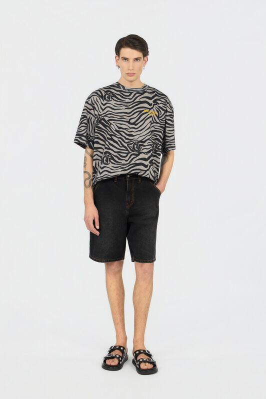 JC Bermudas De Denim Negro BLACK WFT026-WF053