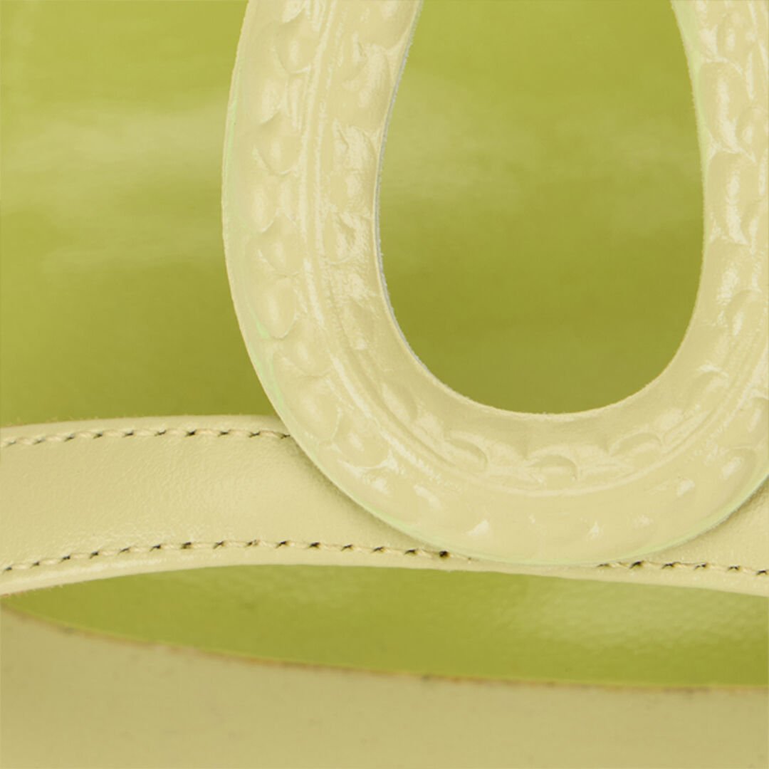 RC Escarpins En Cuir Vert Clair RC Escarpins En Cuir Vert Clair LIGHT GREEN WKS005-PZ319