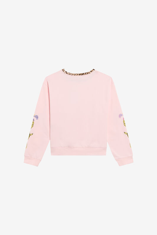 JU Pink Cotton Sweatshirt BABY PINK TJT69R-CF050