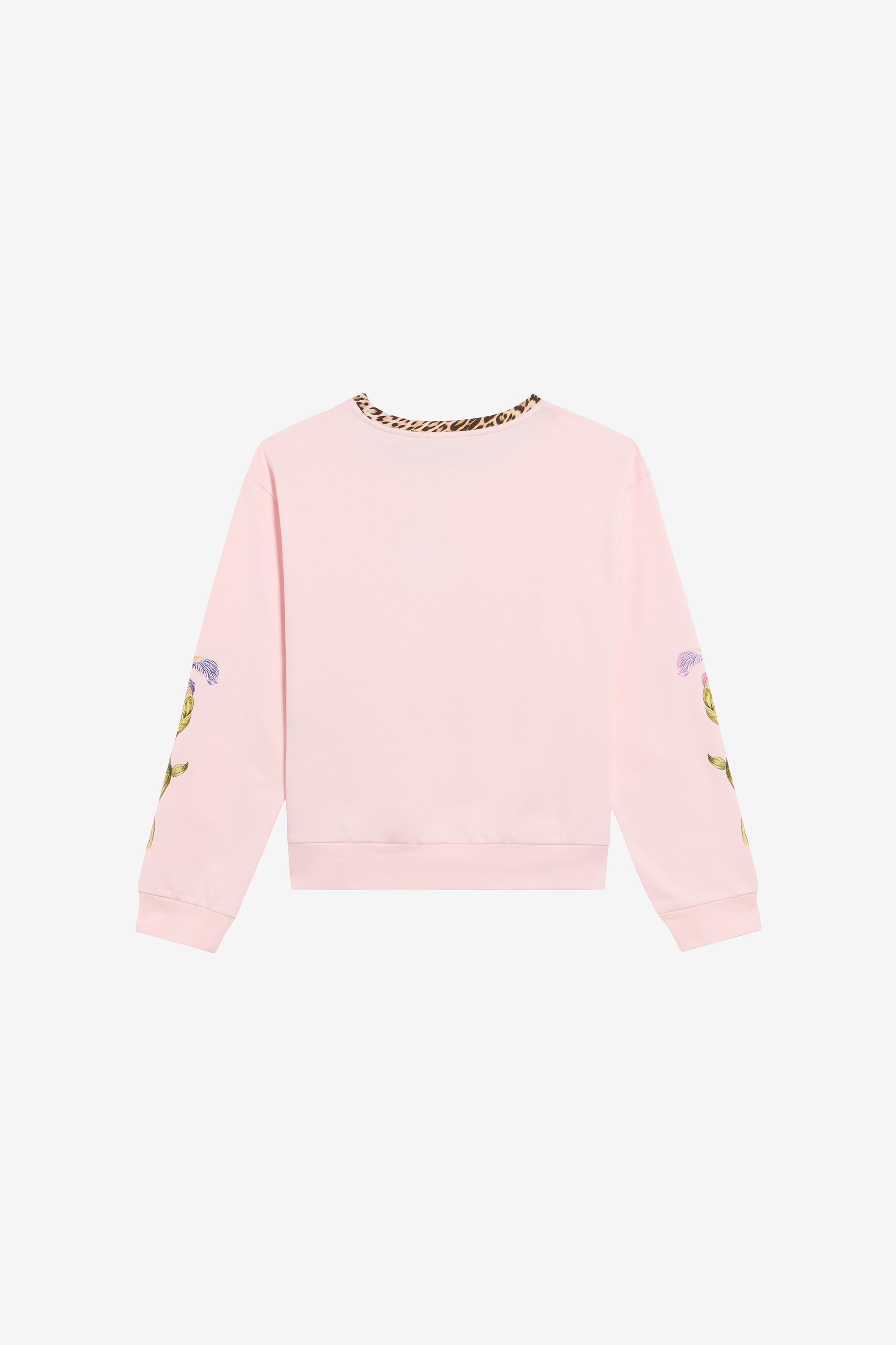 JU Pink Cotton Sweatshirt BABY PINK TJT69R-CF050