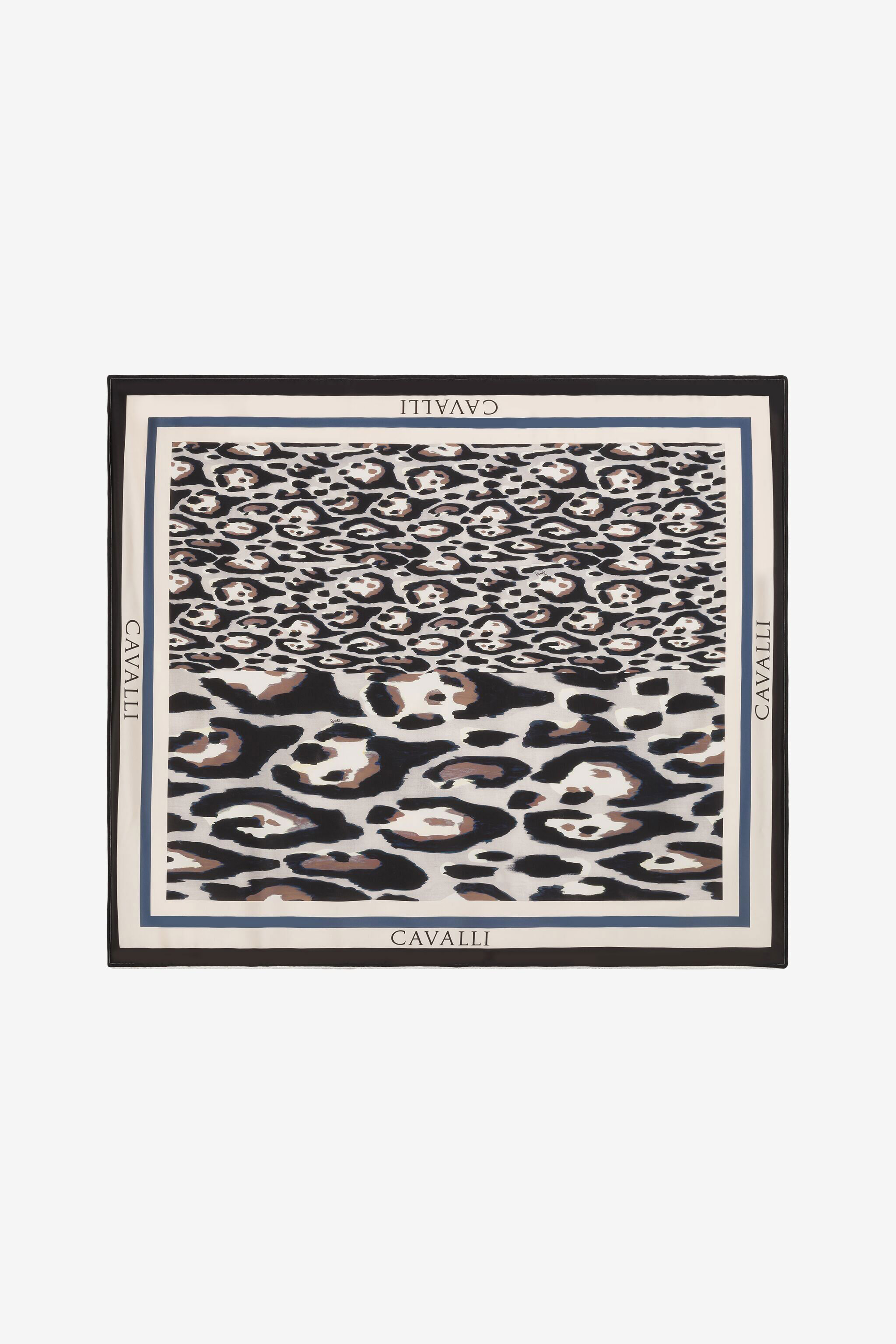 RC Leopard-print beach towel GRAY QRH00W-7NF54