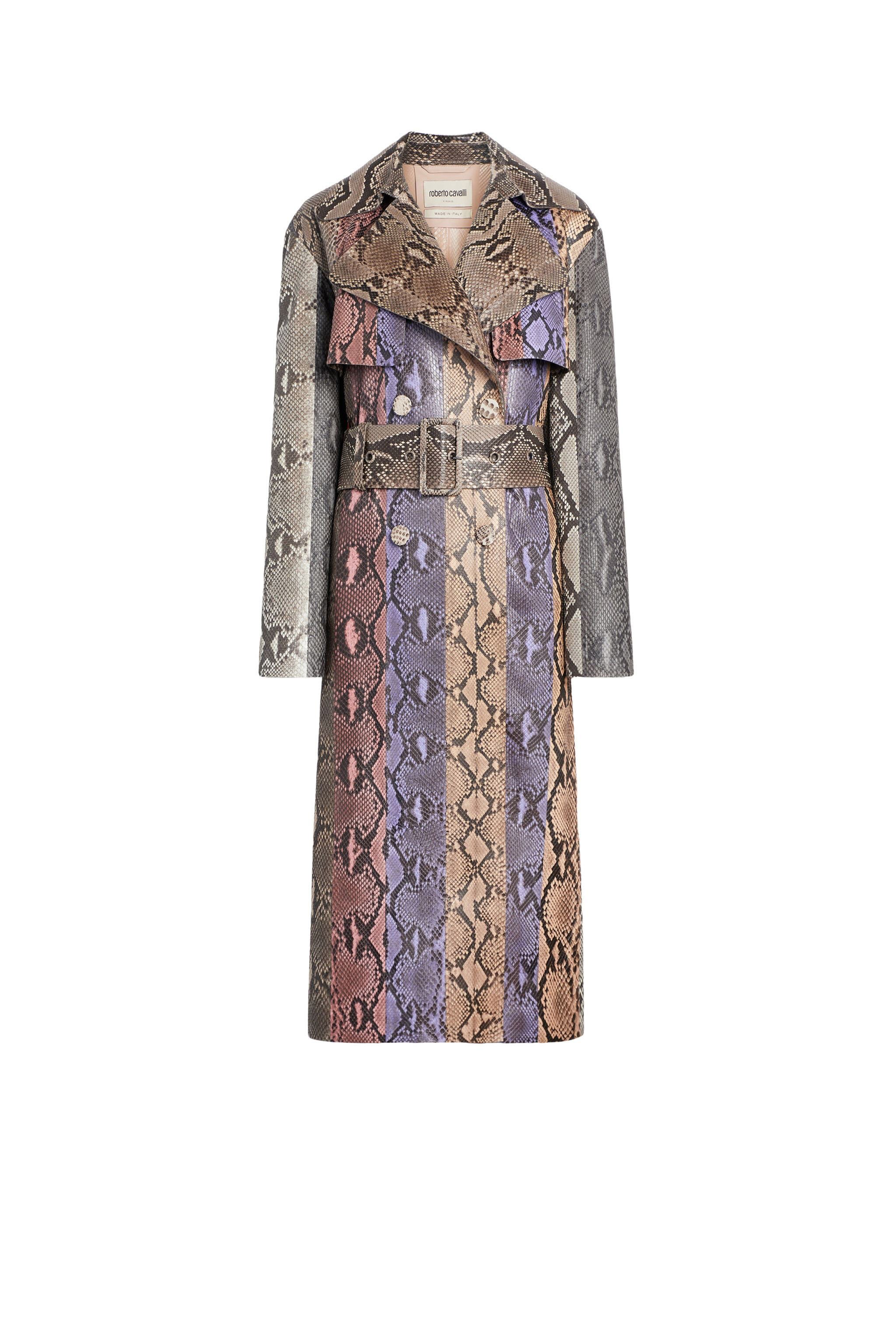 RC Snakeprint leather coat MULTICOLOR IQP501-UB001