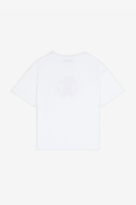 JU RC Monogram-Embroidered Cotton T-Shirt JU RC Monogram-Embroidered Cotton T-Shirt White RJT635-JD001
