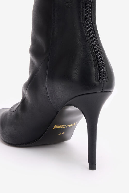 JC Stiefel mit Schriftzug Schwarz TFS060-TF380