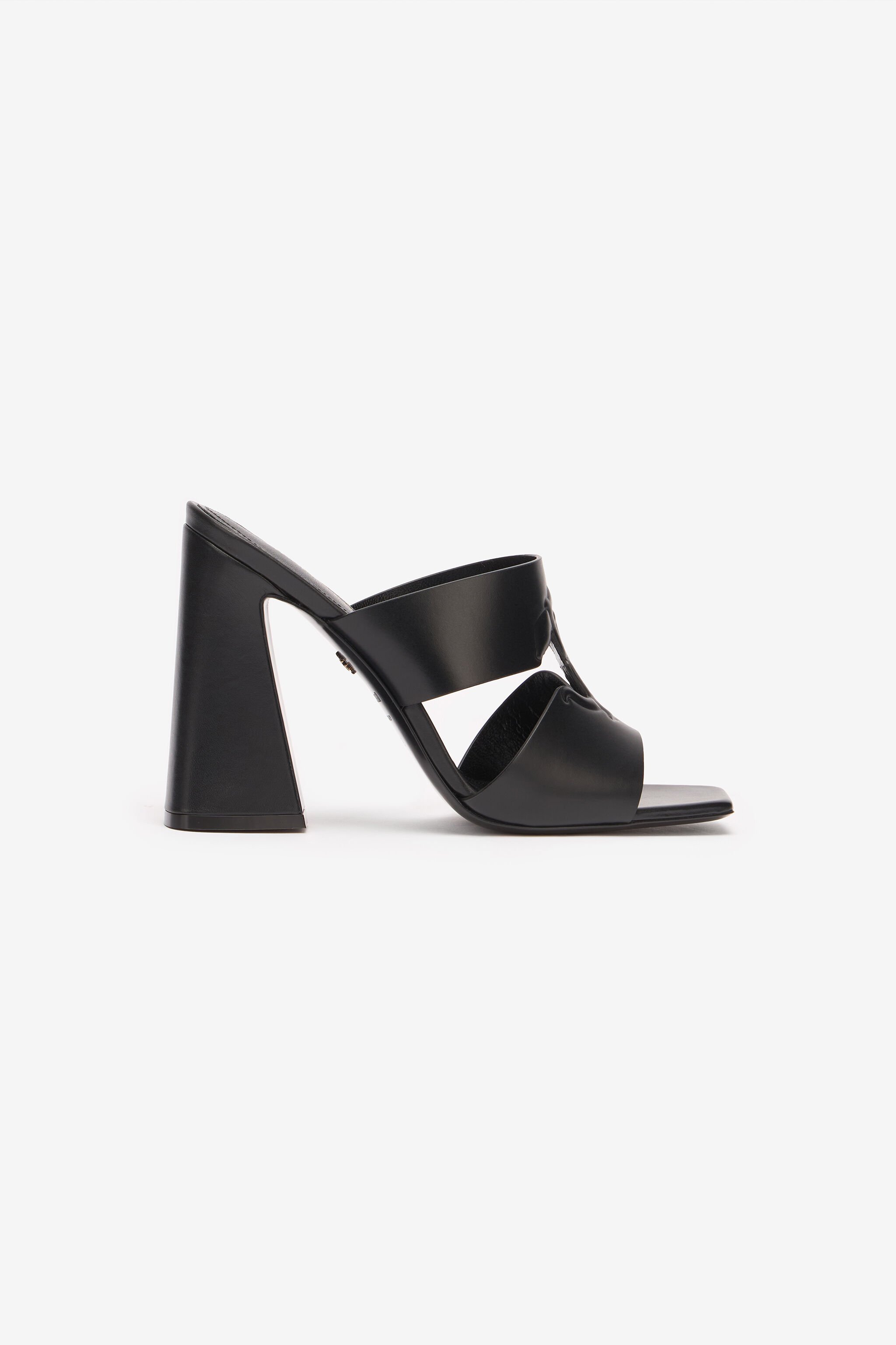 RC Mules With Maxi Heels Black TKS004-PZ172