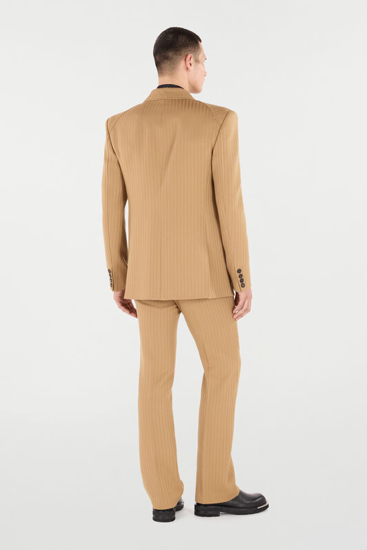RC Double-Breasted Striped Jacket Marron clair VRT420-GE003