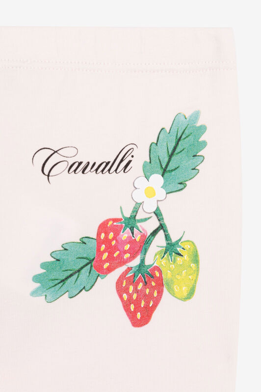 JU Butterfly-Print Cotton Leggings Pink QJT216-JV025