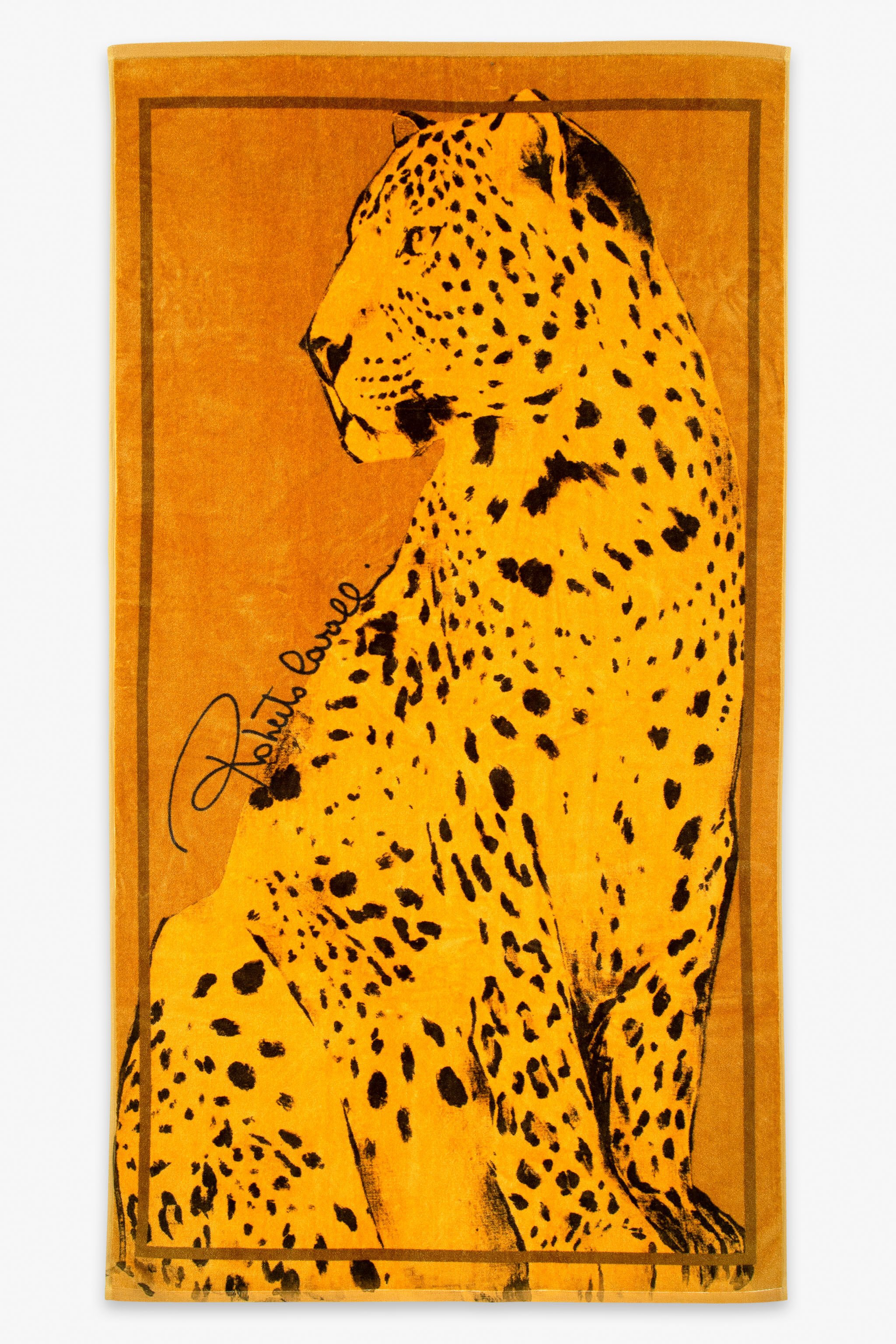 HO Big Cat Print Beach Towel DESERT UALH03-IH004