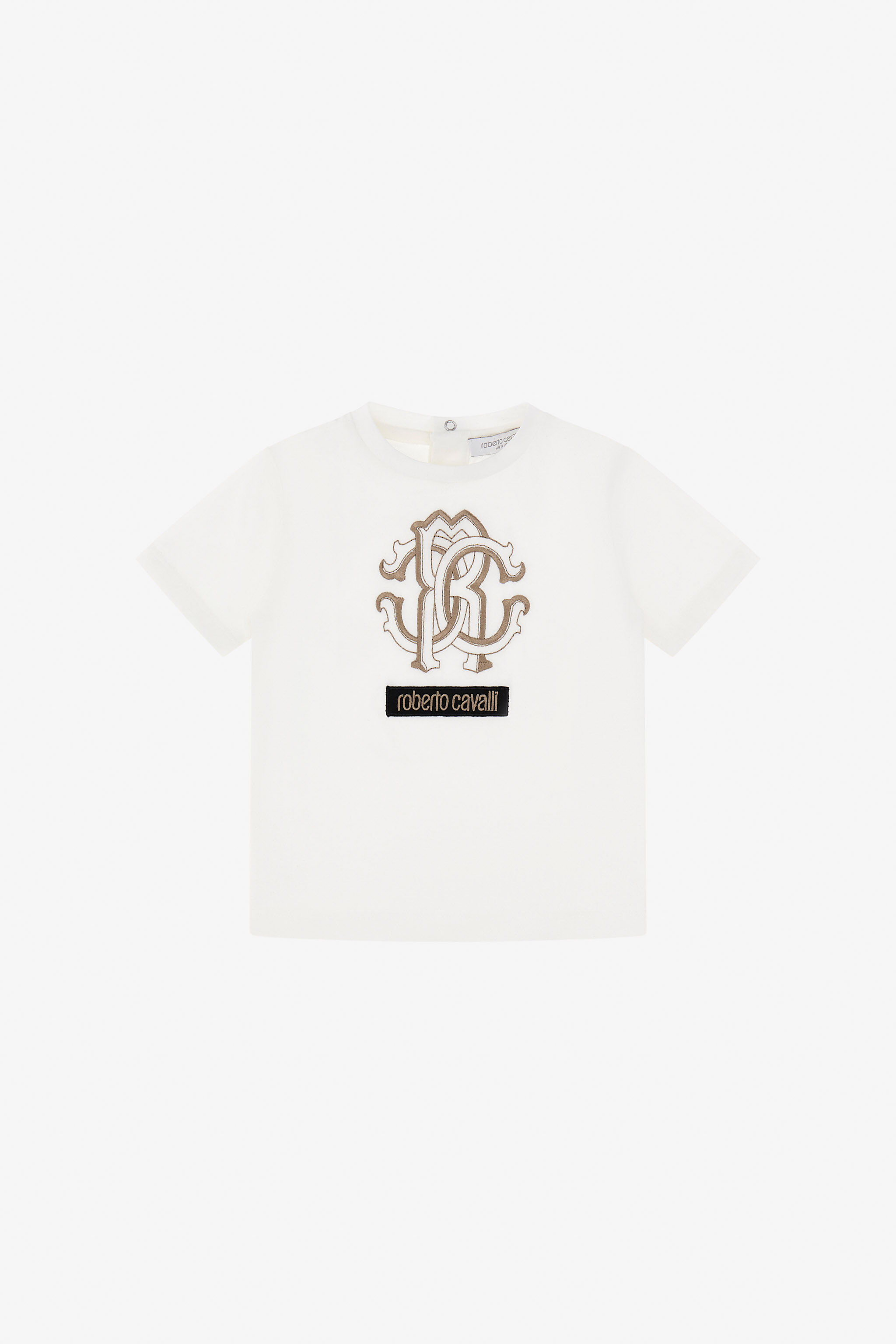 JU RC Logo T-shirt Blanco TJT633-JD001