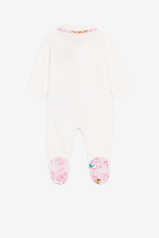 JU Monogram cotton pyjamas White QJT80B-JV025