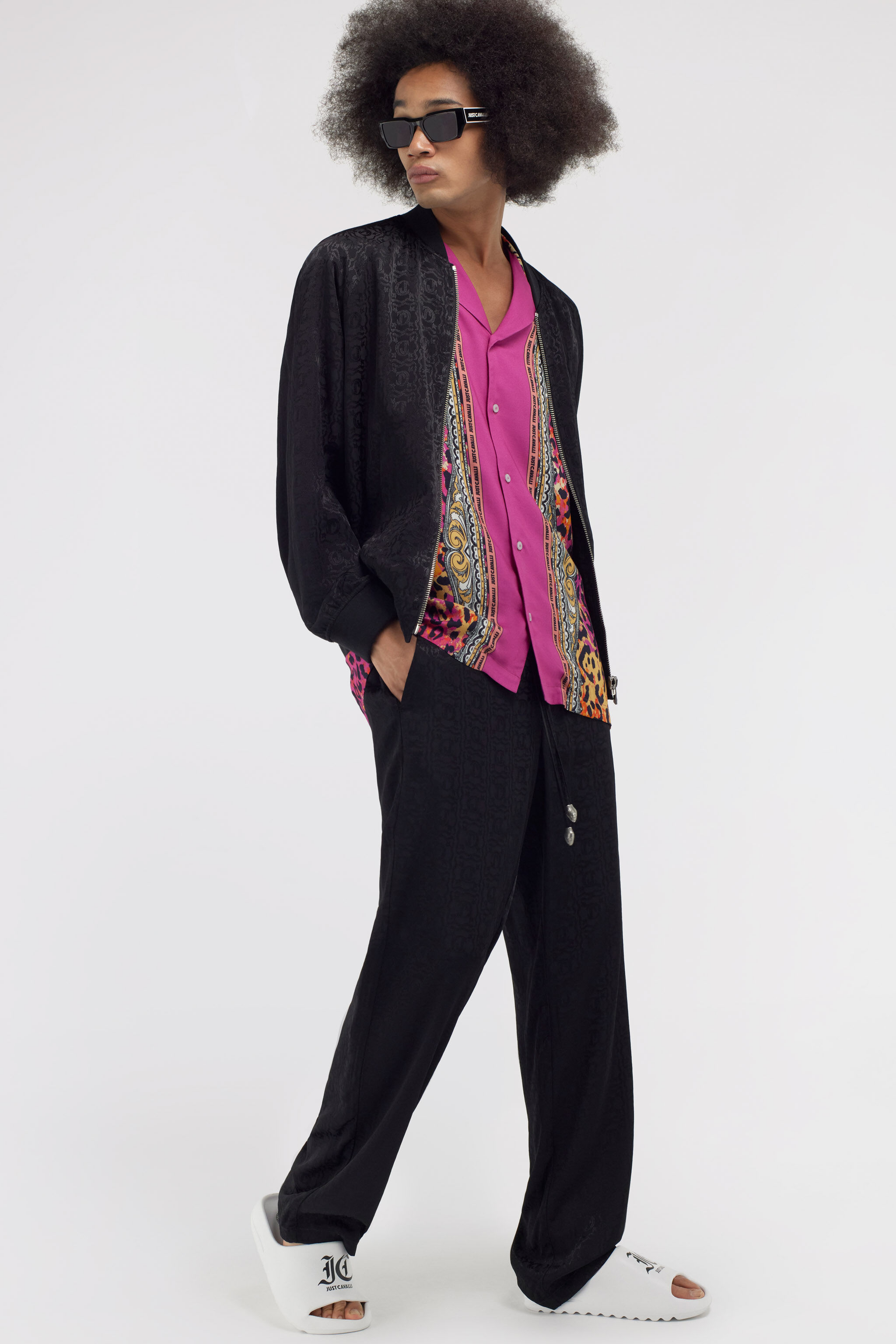 JC Just Cavalli trousers Black SFT175-SF075