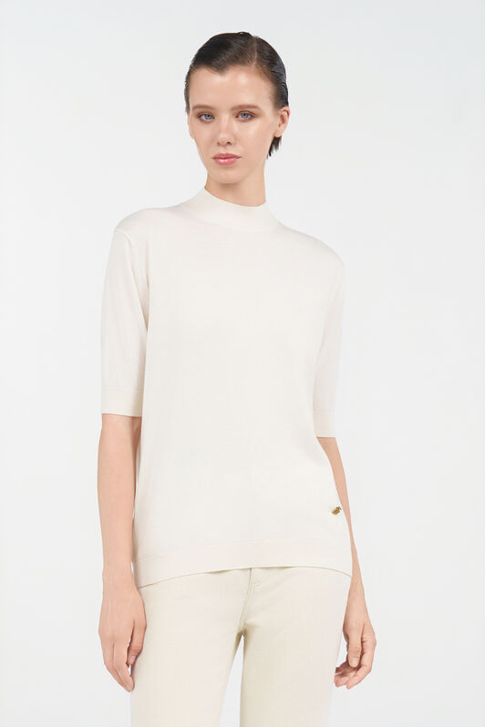 RC Cotton sweater Avorio UWM609-WH003