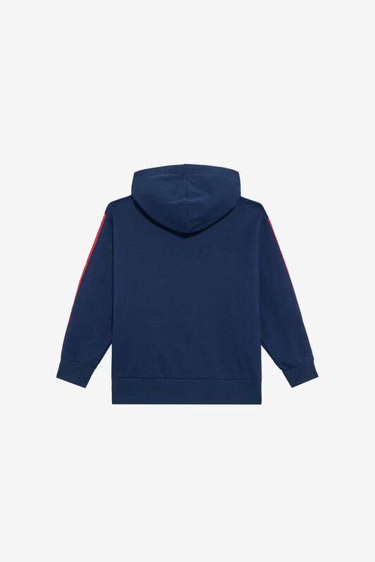 JU Blue Sweatshirt with RC Monogram NAVY VJT68F-CF050