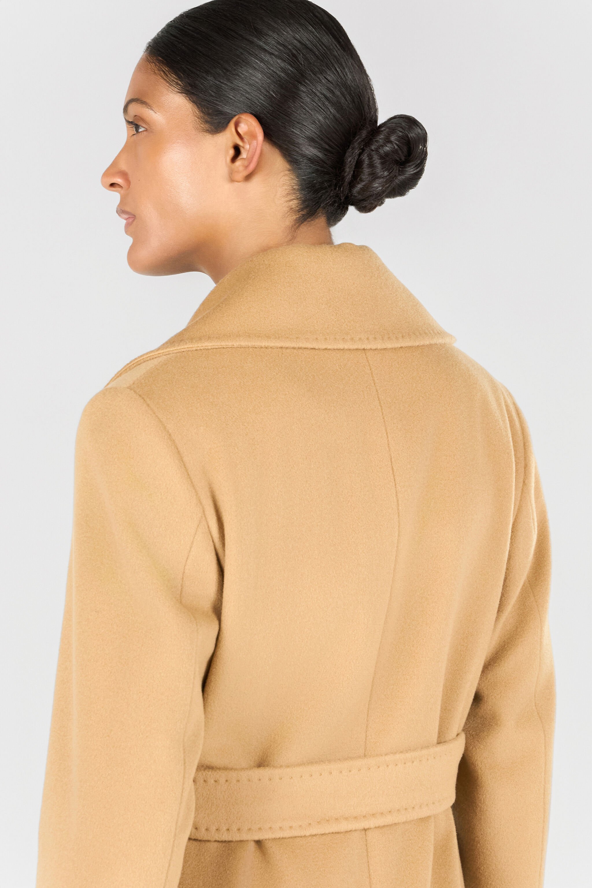 RC Woman Wool and Cashmere Coat CAMEL OOT50E-FT001
