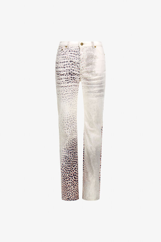 RC Shark Print Jeans Ivory TKJ218-DAN10