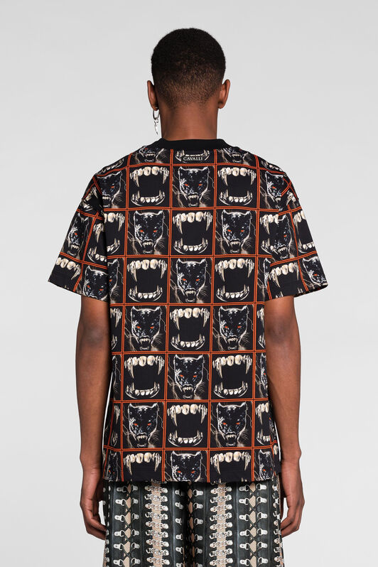 RC Teeth And Panther-Print T-Shirt RC Teeth And Panther-Print T-Shirt MULTICOLOR PNT61M-3PF25