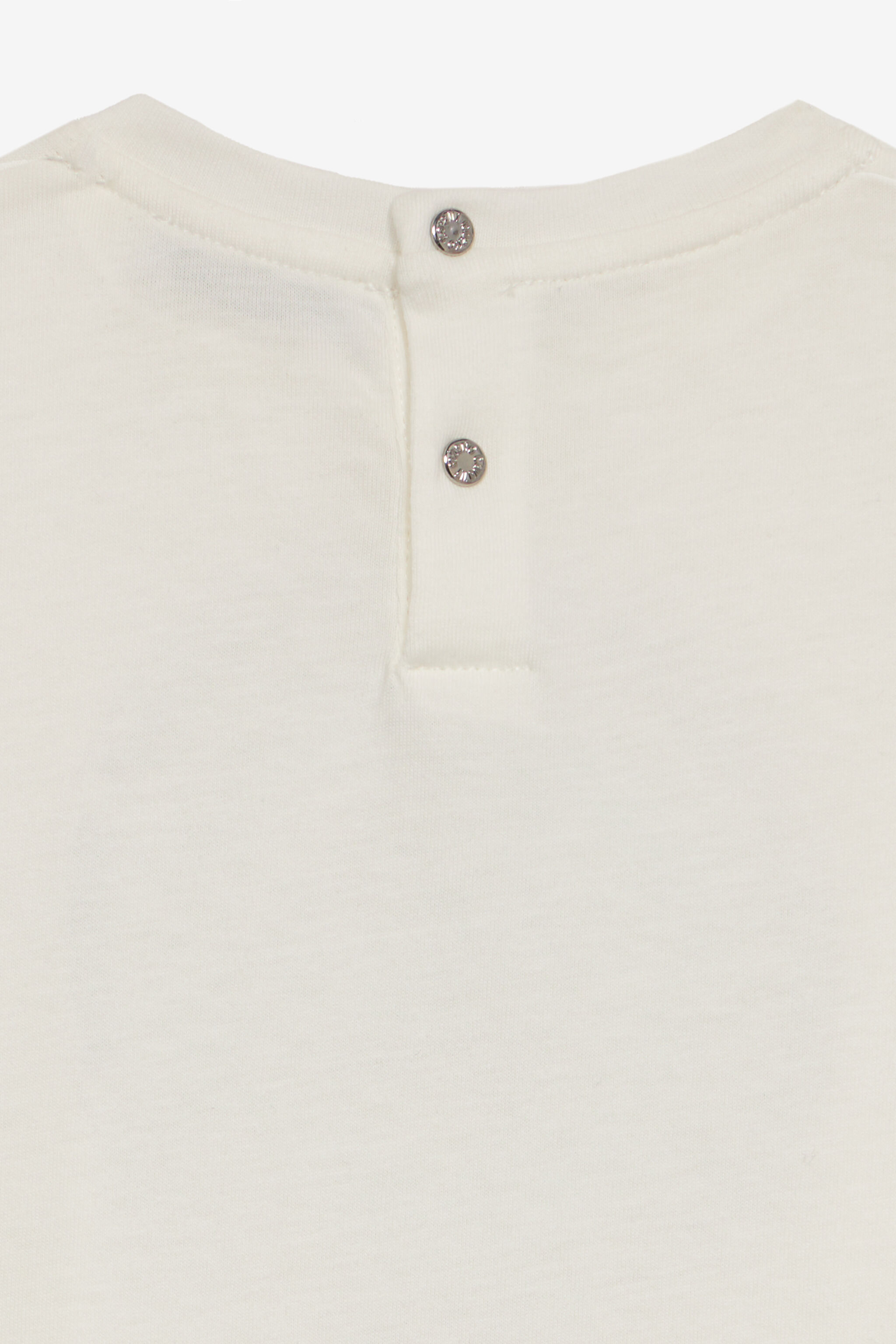 JU T-Shirt Avec Maxi Monogramme RC Et Lettrage Blanc UJT610-JD001