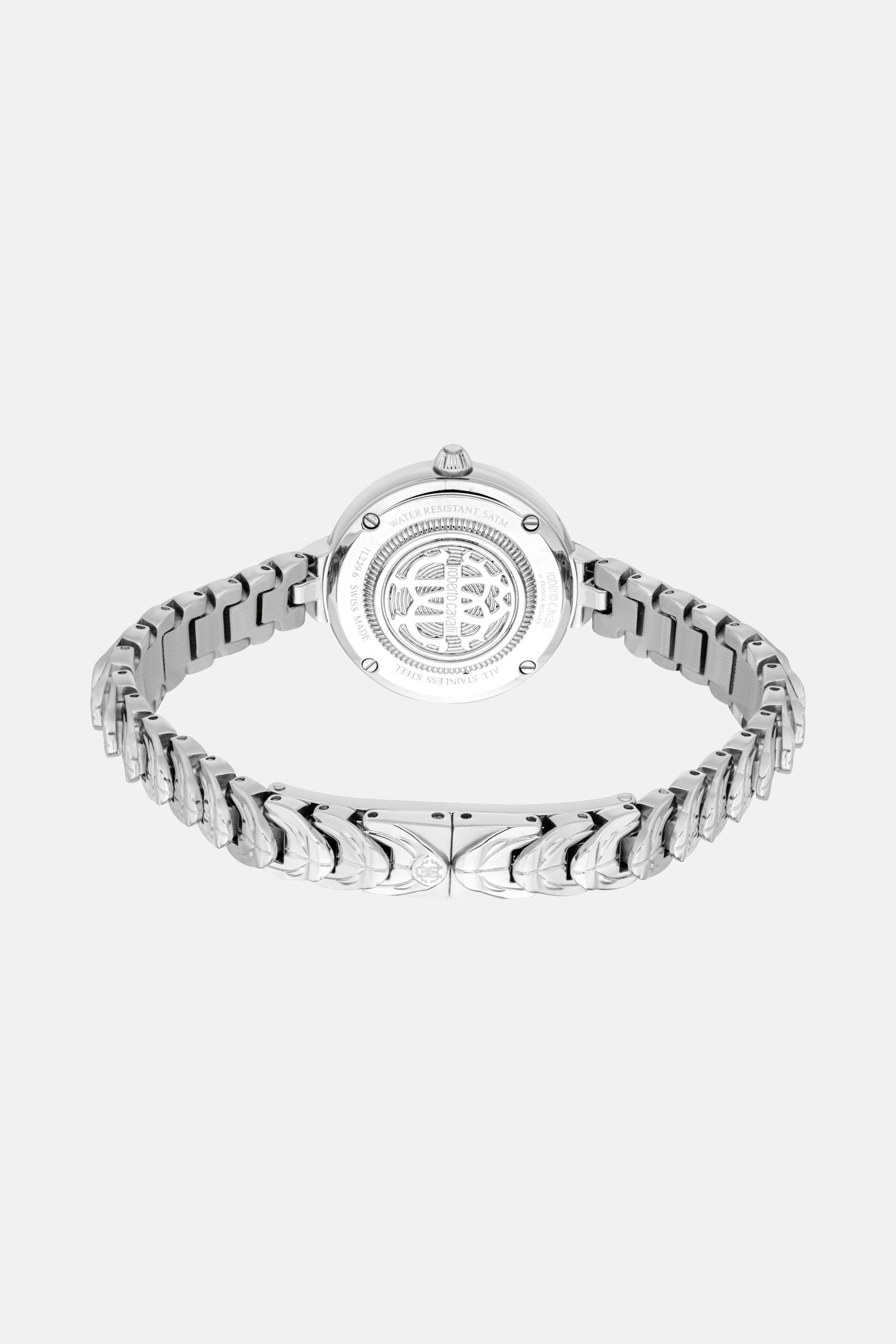 RC Roberto Cavalli by Frank Muller Logo watch Silber SALG22-IG206