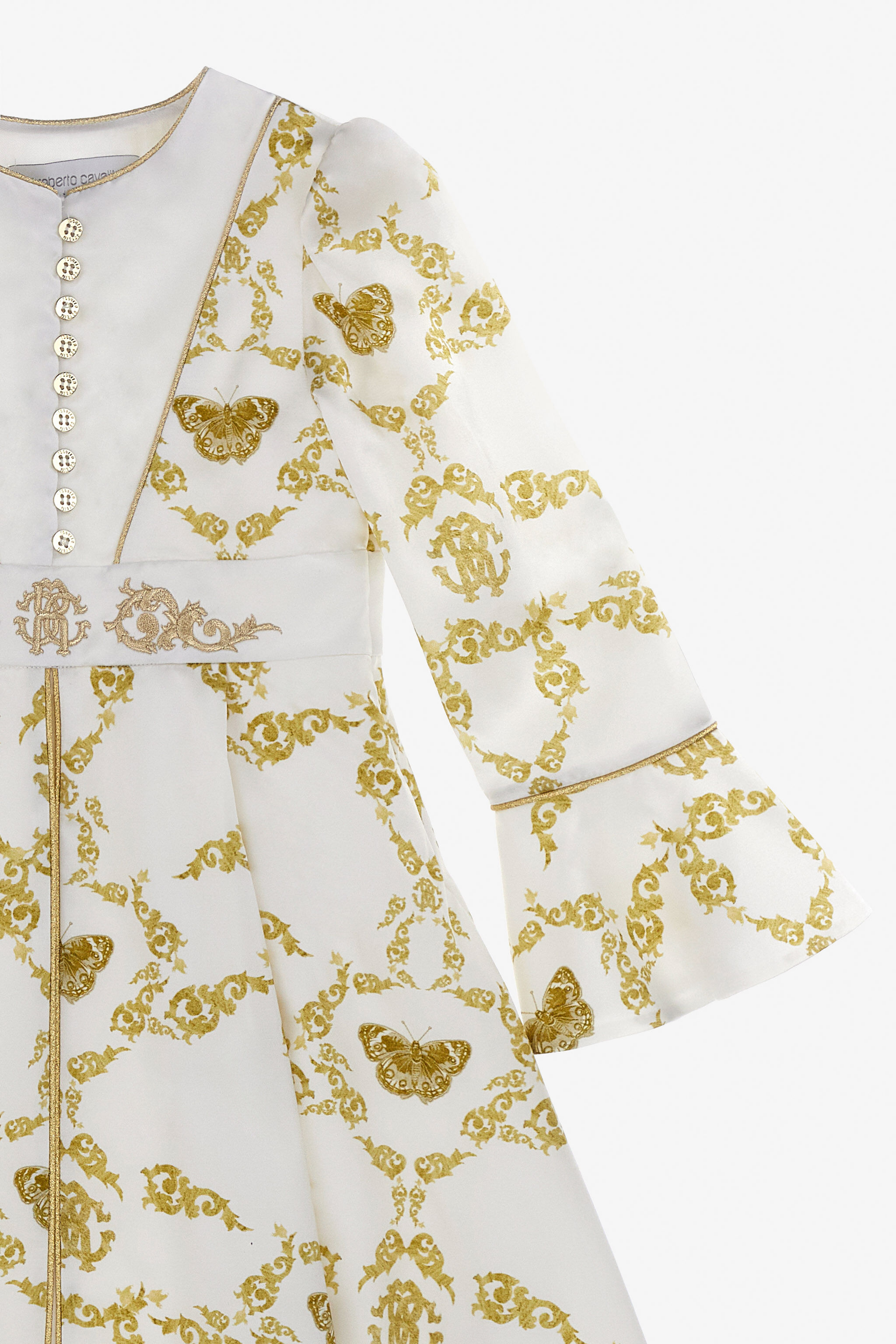 JU Printed Dress White SJT149-SCL50
