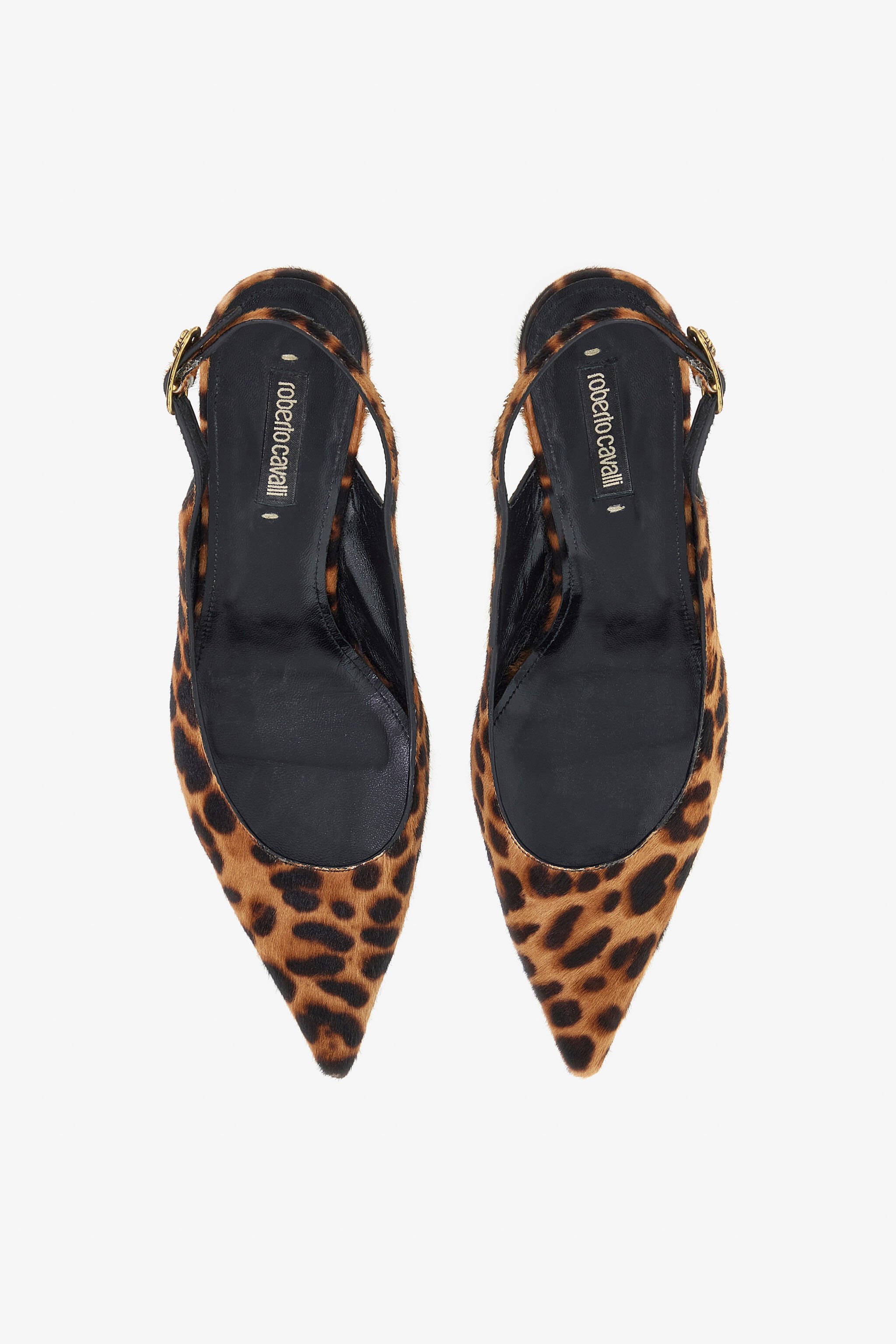 RC Décolleté Slingback Stampa Leopardo Marrone TKS043-PZA92