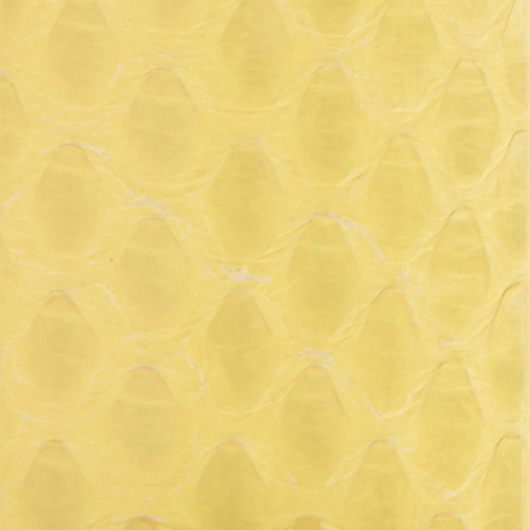 RC Yellow Leather Belt With Snake Buckle RC Yellow Leather Belt With Snake Buckle YELLOW WKC002-PA001