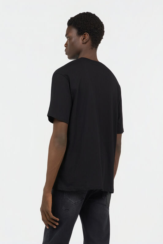 JC Black T-Shirt With Logo BLACK RRT939-RR201