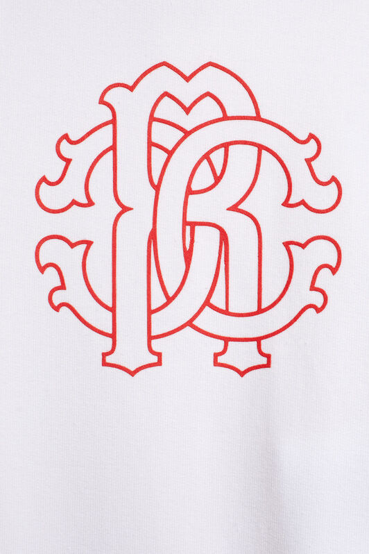 JU Felpa con Monogram RC JU Felpa con Monogram RC MILKY WHITE IJT927-CF042