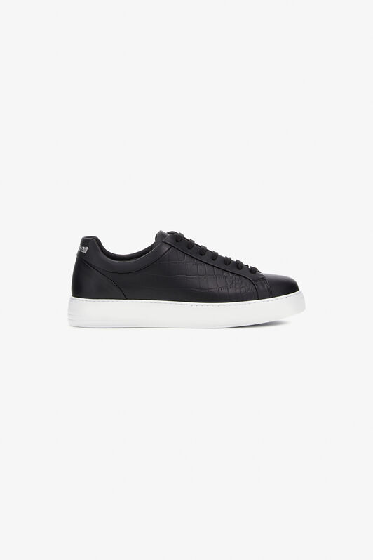 RC Sneakers con Monogram RC Nero NOS00A-PZ966