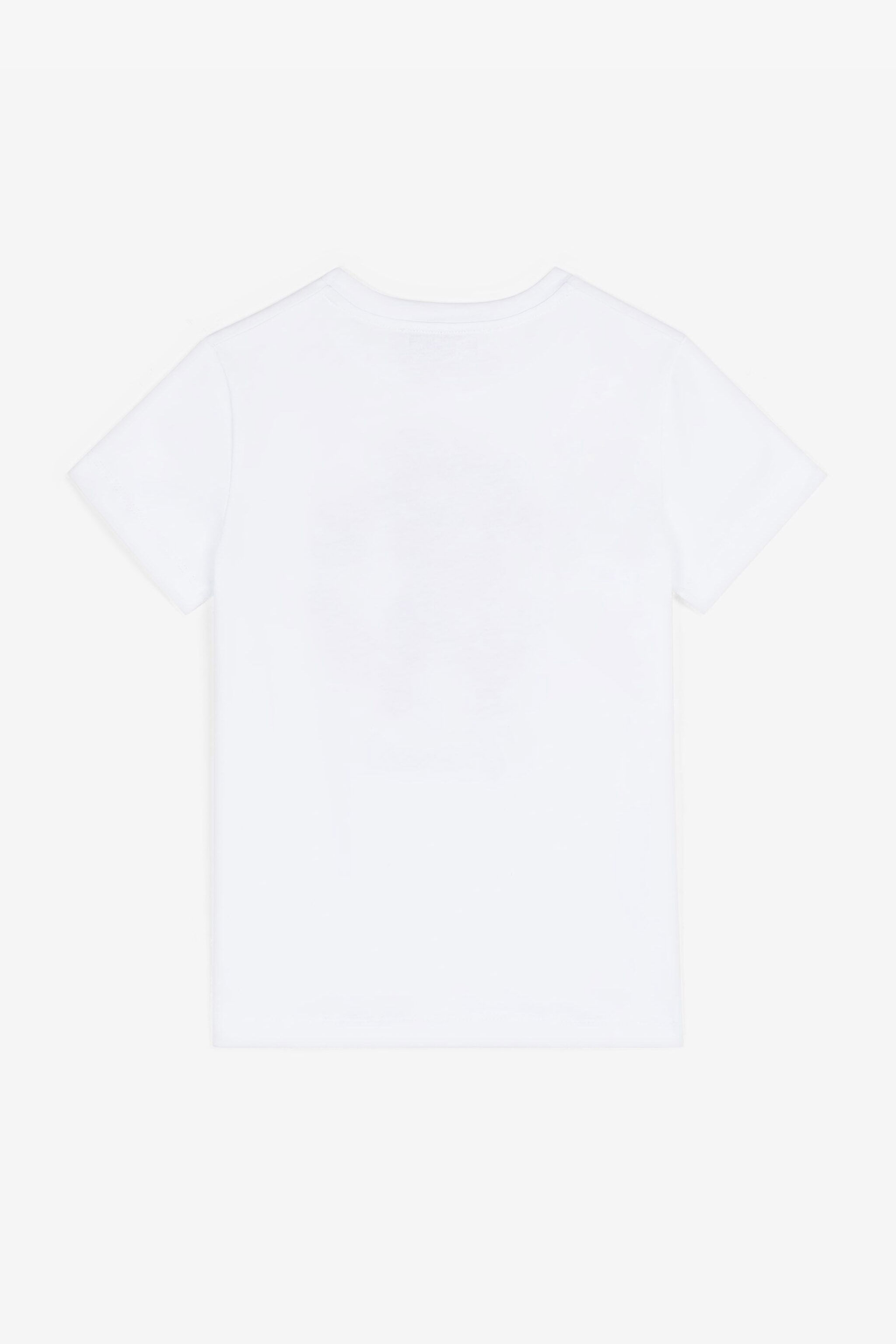 JU T-Shirt mit Logo-Print Weiß RJT638-JD001