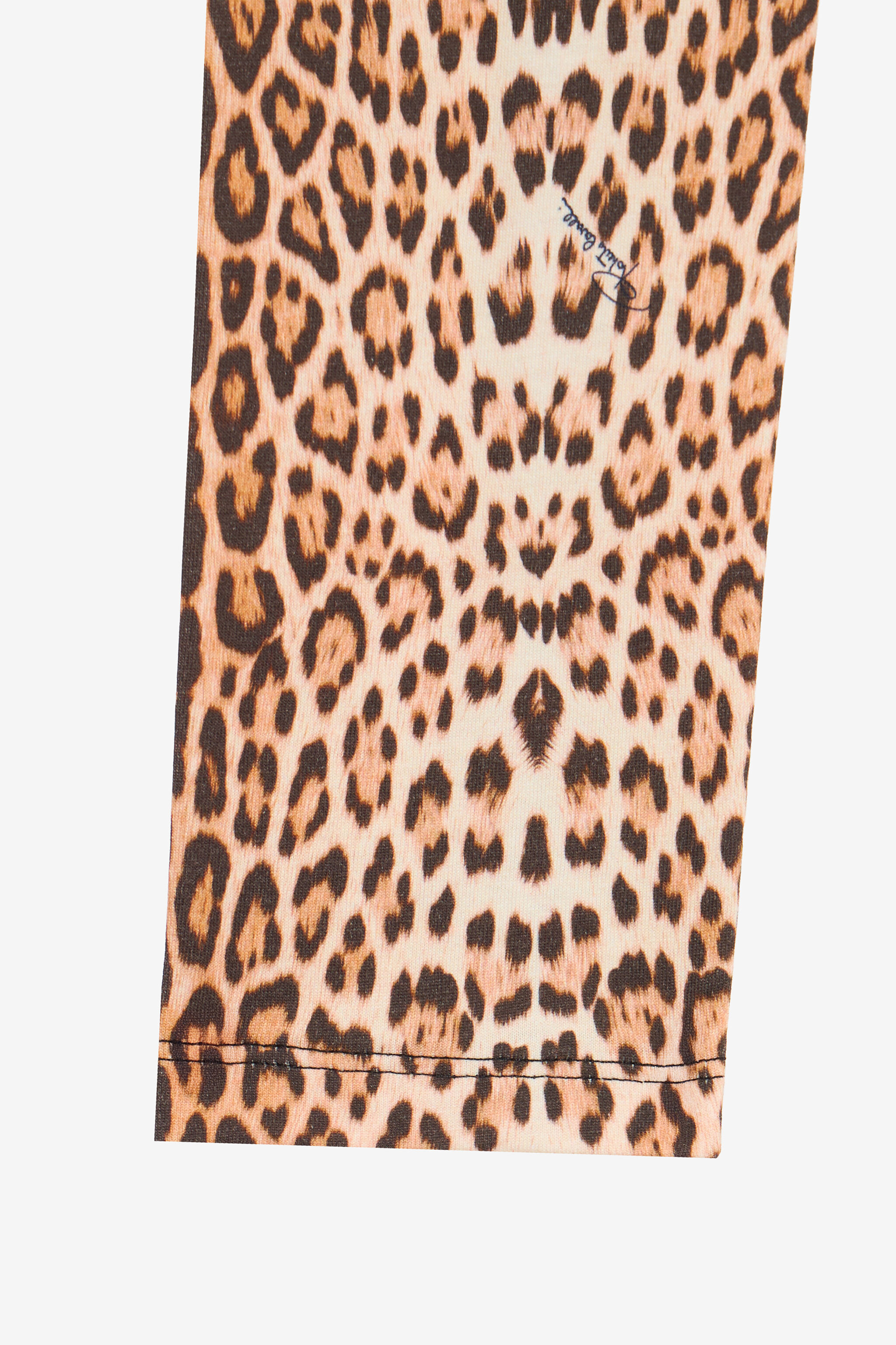 JU Leggings with Jaguar Skin Print NATURAL VJT23C-JFO52